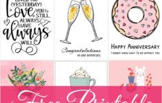 Free Printable Anniversary Cards throughout Free Printable Anniversary Cards For Wife
