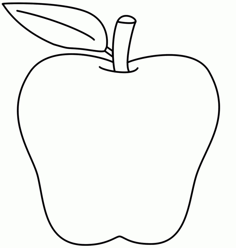 Free Printable Apple Coloring Pages For Kids intended for Free Printable Coloring Pages Apples