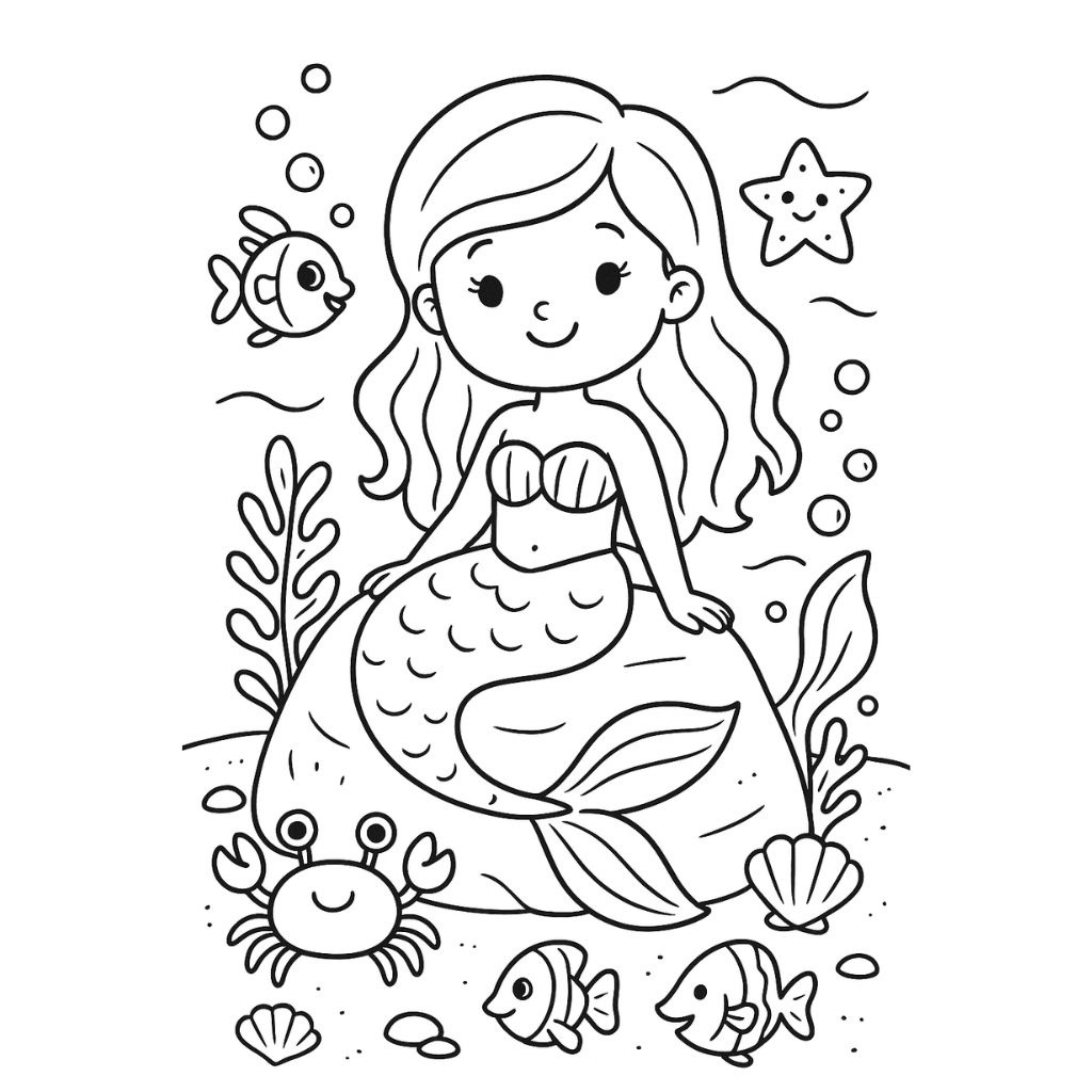 Free Printable Beach Coloring Pages For Kids – 15 Fun Designs inside Free Printable Beach Coloring Sheets