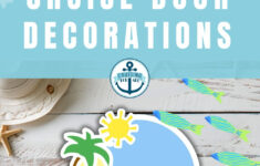 Free Printable Beach Cruise Door Decoration - Cruising With Kids for Free Printable Cruise Door Decorations