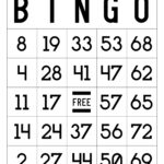 Free Printable Bingo Cards   Paper Trail Design In Free Printable Number Bingo Cards
