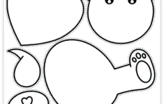 Free Printable Build Your Own Teddy Bear Craft - Pjs And Paint for Free Printable Teddy Bear Template