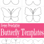 Free Printable Butterfly Templates & Outlines With Free Printable Large Butterfly Template