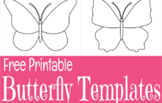Free Printable Butterfly Templates &amp; Outlines within Free Printable 3d Butterfly Template