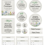 Free Printable Canning Labels   Lia Griffith Inside Free Printable Canning Labels