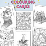Free Printable Christmas Cards To Colour — Gathering Beauty For Free Printable Template Printable Christmas Cards To Color