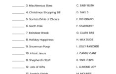 Free Printable Christmas Games {4 Freebies} | Lil' Luna regarding Free Printable Printable Christmas Game
