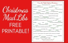 Free Printable Christmas Mad Libs (Hilarious Holiday Fun!) within Free Printable Christmas Mad Libs