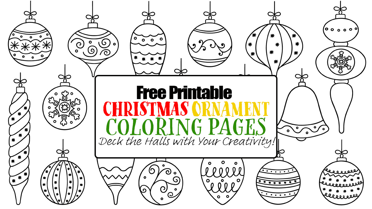 Free Printable Christmas Ornament Coloring Pages - Happy Toddler pertaining to Free Printable Ornament Coloring Pages