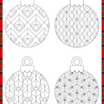 Free Printable Christmas Ornaments For Coloring Throughout Free Printable Templates Christmas Ornaments
