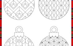 Free Printable Christmas Ornaments For Coloring throughout Free Printable Templates Christmas Ornaments