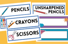 Free Printable Classroom Labels To Organize Your Classroom with regard to Classroom Labels Free Printable