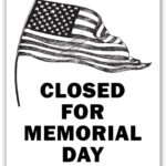 Free Printable Closed For Memorial Day Sign Set For Free Printable Memorial Day Closed Signs