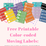 Free Printable Color Coded Moving Labels: Make Your Move Easier Throughout Free Printable Labels For Moving Boxes
