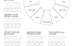 Free Printable Color Wheel Templates regarding Free Printable Color Wheel Worksheet