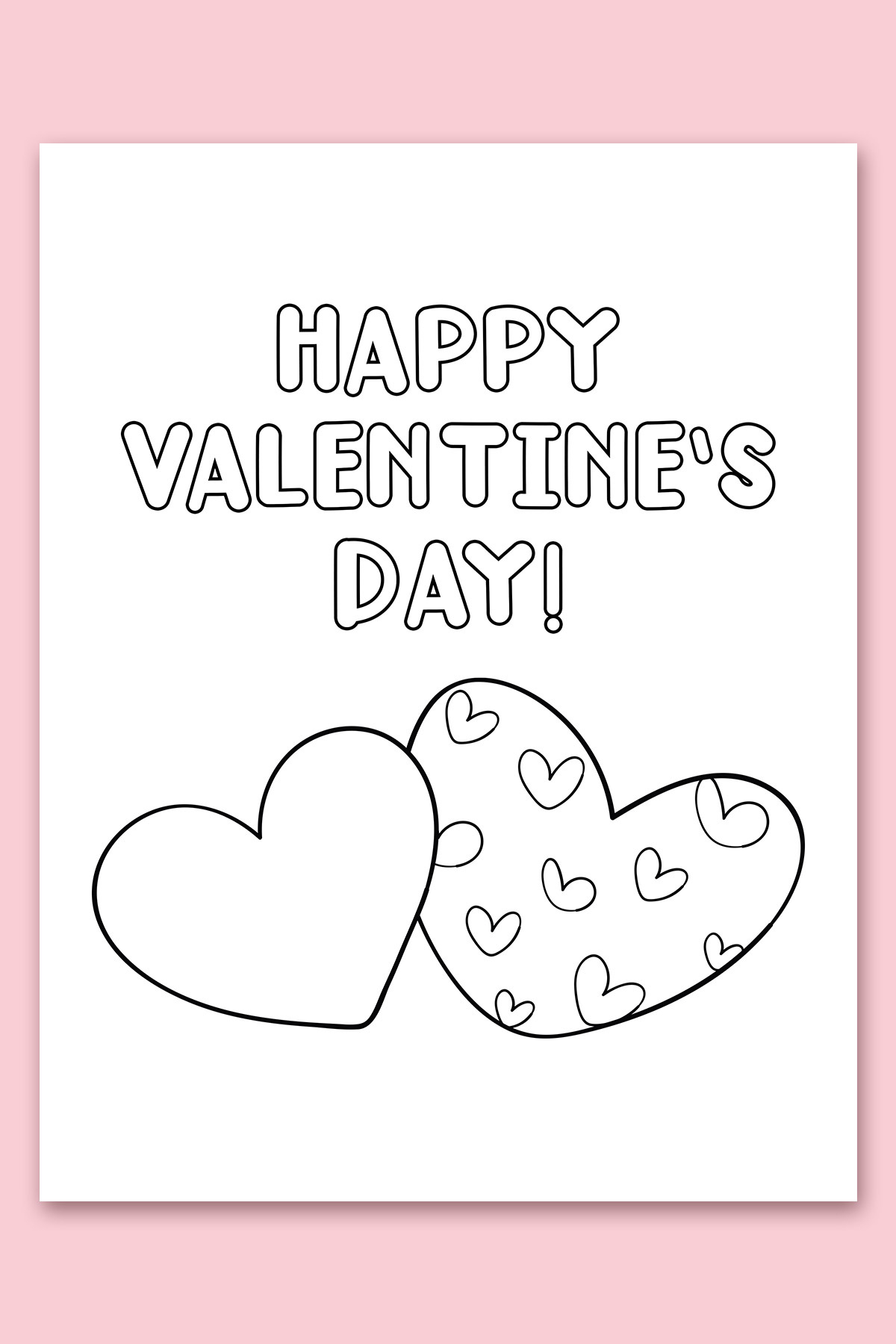 Free Printable Coloring Valentines Day Cards For Kids within Free Printable Valentine&amp;#039;S Day Cards To Color
