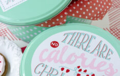 Free Printable Cookie Tin Labels For Christmas with Free Printable Christmas Cookie Labels
