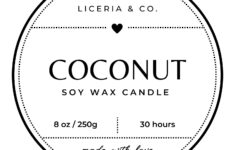 Free Printable Custom Candle Label Templates | Canva with Printable Label Stickers For Candles