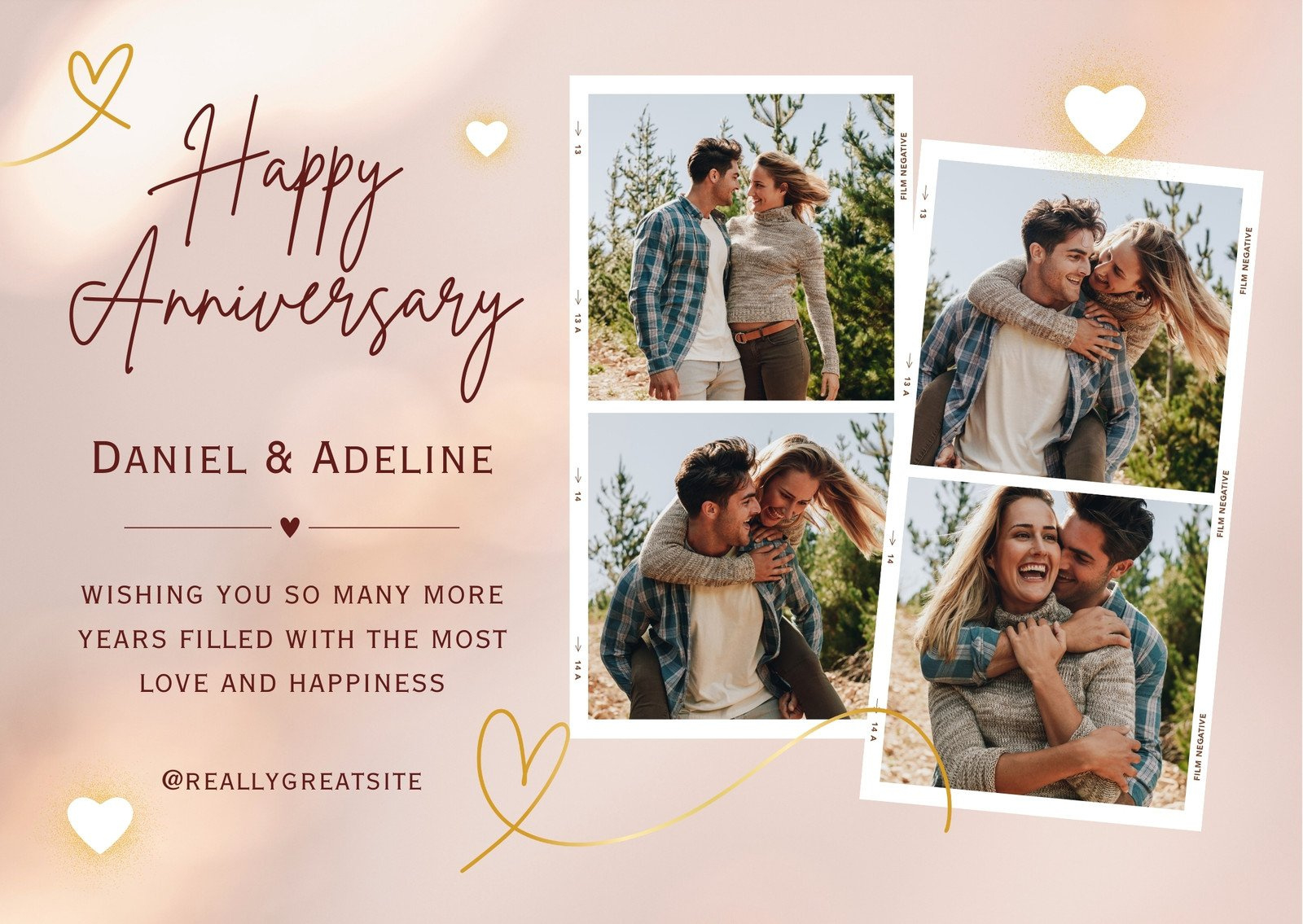 Free, Printable, Customizable Anniversary Card Templates | Canva in Free Printable Anniversary Cards For Wife