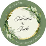 Free Printable, Customizable Wedding Label Templates | Canva With Regard To Simple Green Printable Label