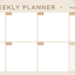 Free, Printable, Customizable Weekly Calendar Templates | Canva Intended For Days Of The Week Labels Printable Small Free