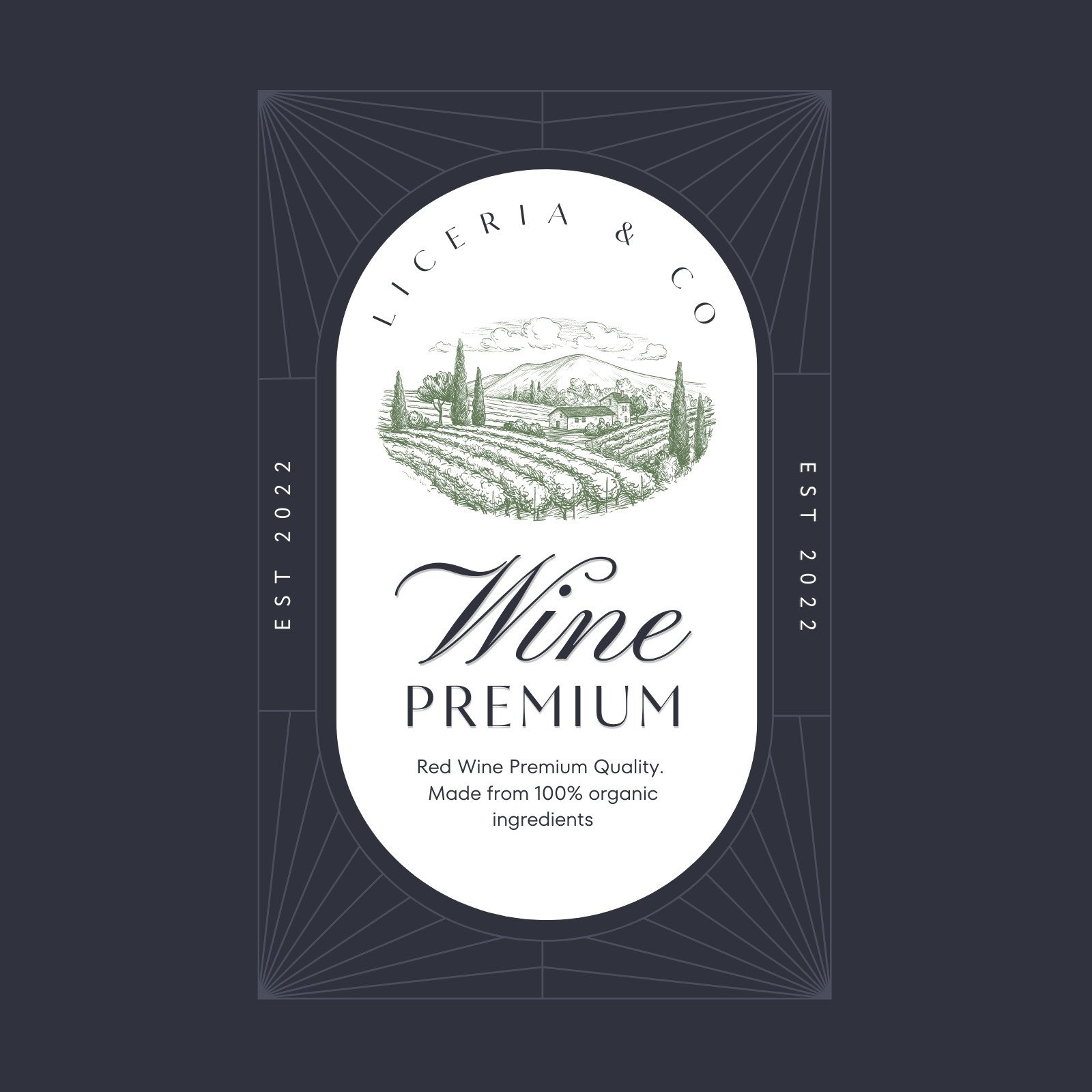 Free Printable, Customizable Wine Label Templates | Canva pertaining to Printable Custom Wine Labels