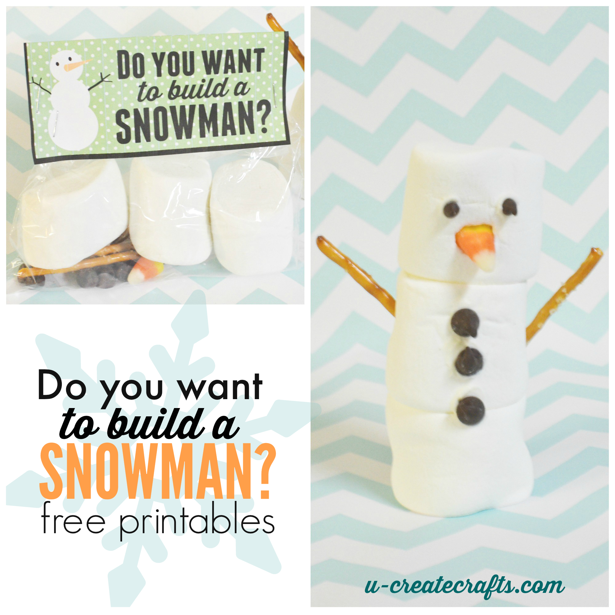 Free Printable &amp;quot;Do You Want To Build A Snowman&amp;quot; Craft Kits within Do You Want To Build A Snowman Label Free Printable