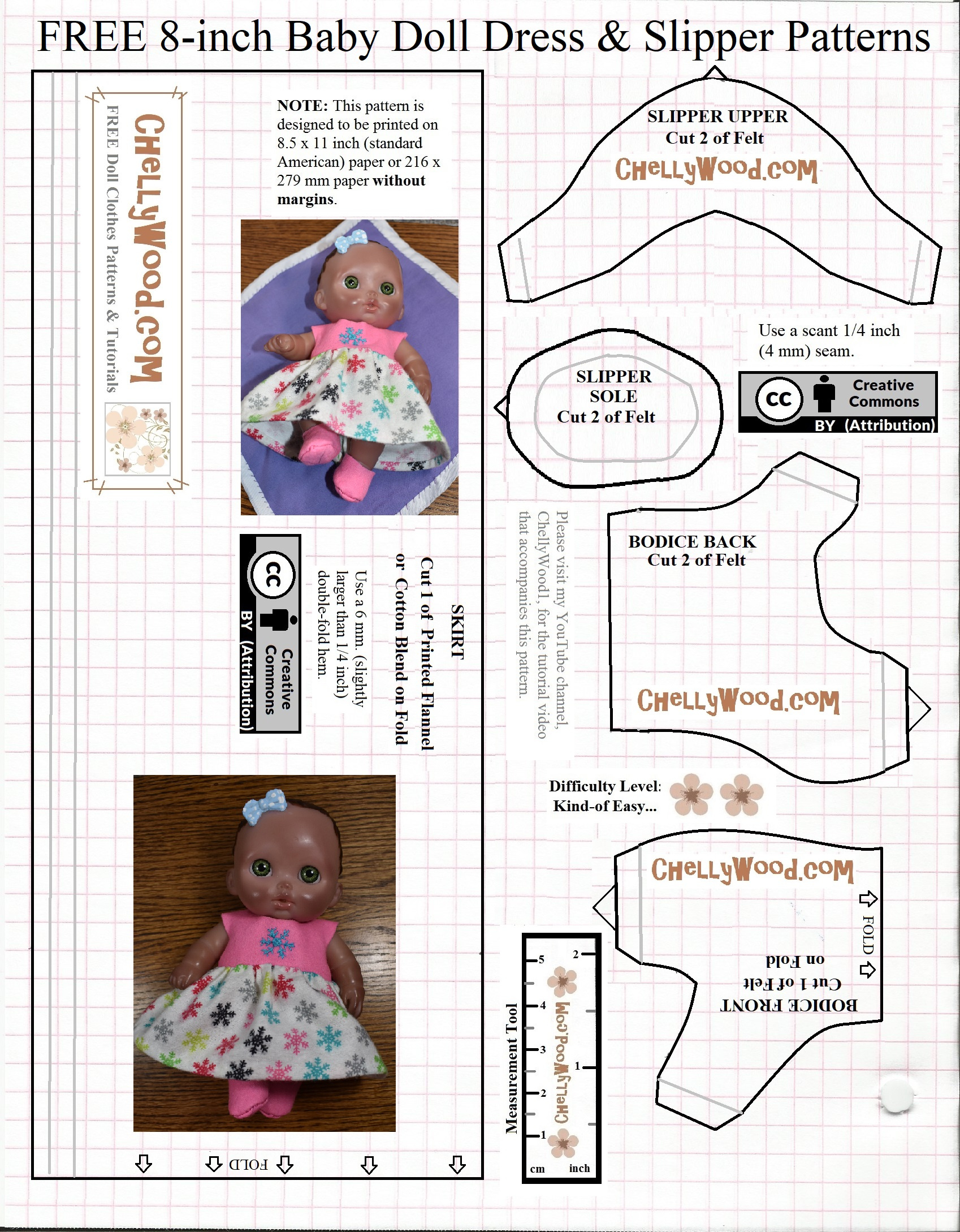 Free Printable #Doll Clothes Pattern: #Felt Booties For 8″ #Baby with regard to Free Printable Doll Clothes Patterns