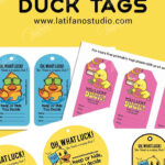 Free Printable Duck Tags Pdf Pdf Template Free In Free Printable Cruising Duck Tags