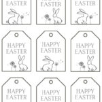 Free Printable Easter Gift Tag Designs For Every Bunny   For Hope Inside Free Easter Labels Printable