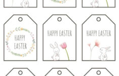 Free Printable Easter Gift Tag Designs For Every Bunny - For Hope intended for Free Printable Easter Labels