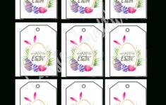 Free Printable Easter Tags {20 Unique Designs} - Cassie Smallwood in Free Printable Easter Labels