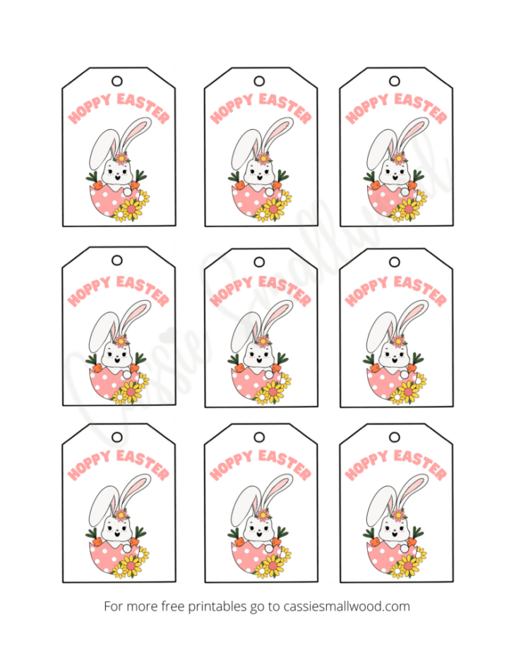 Free Easter Labels Printable
