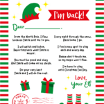 Free Printable Elf On The Shelf Arrival Letter   Prudent Penny Pincher Regarding Free Printable Elf On The Shelf Welcome Back Letter