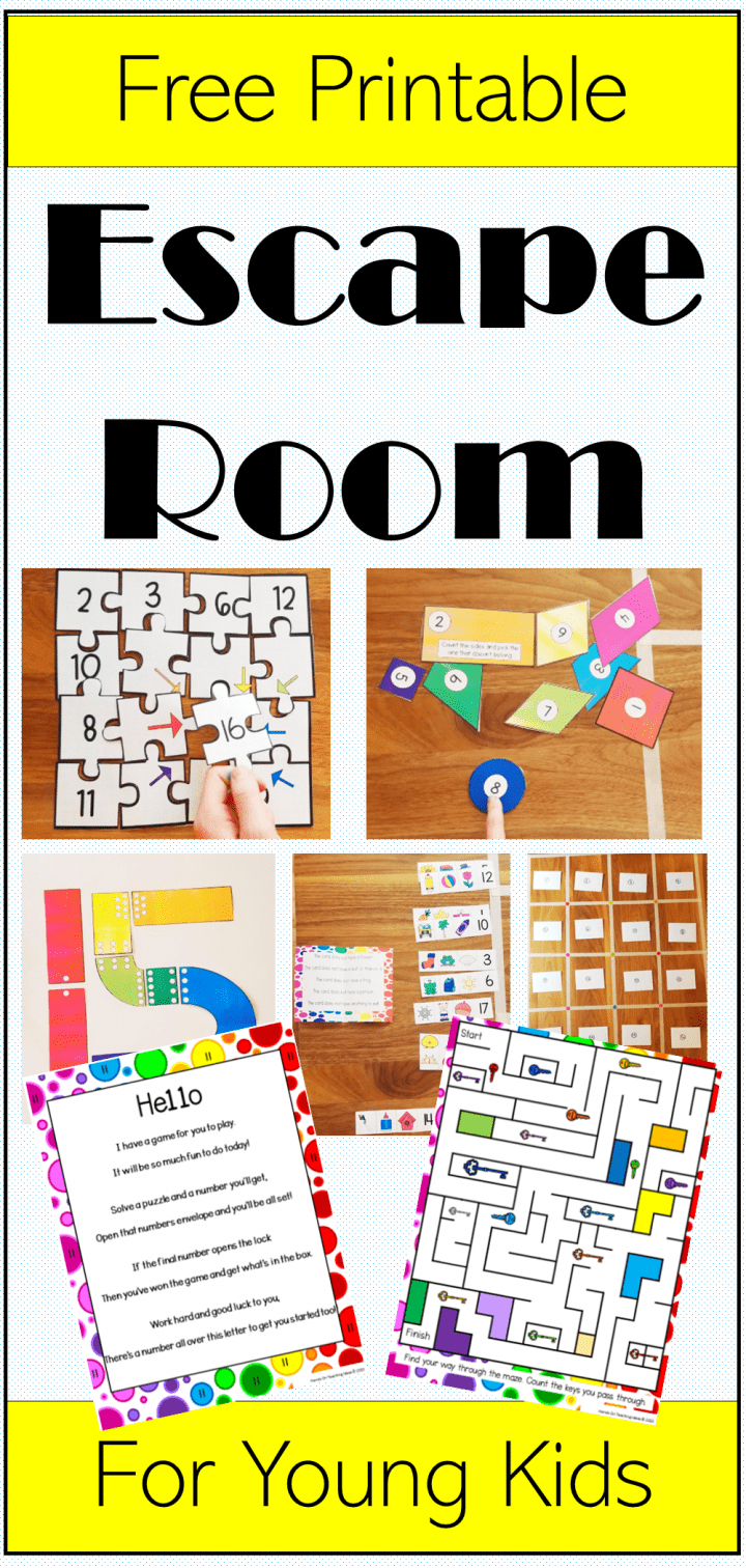 Free Printable Escape Room For Young Kids - with regard to Free Printable Escape Room Game