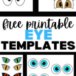 Free Printable Eye Template For Crafts   Regarding Free Printable Eyes For Crafts