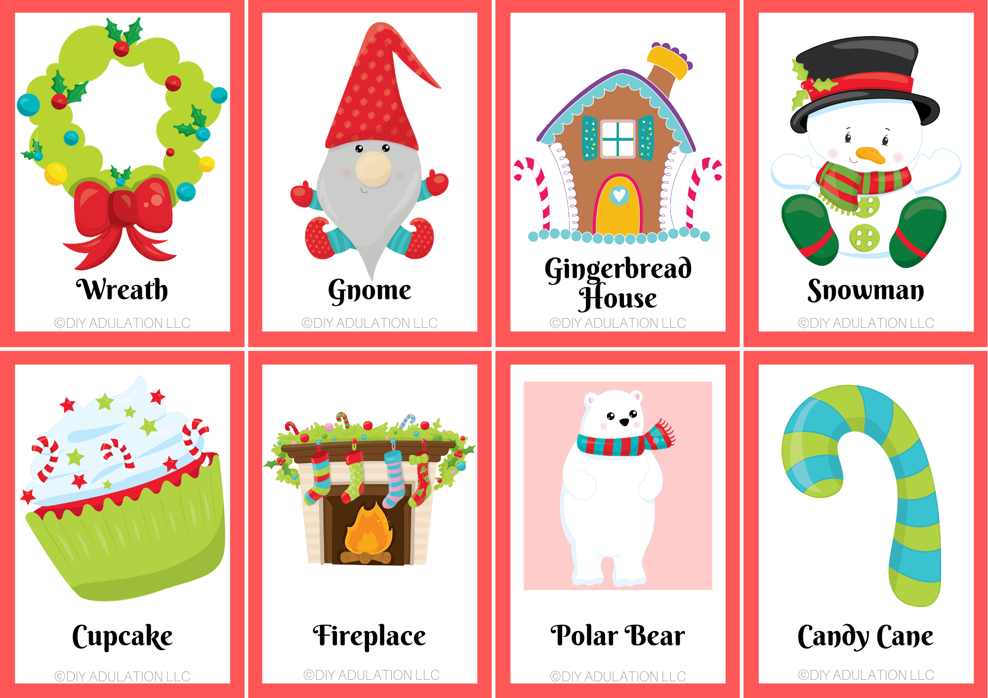 Free Printable Family Christmas Charades - Diy Adulation inside Free Printable Christmas Charades Game