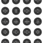Free Printable Farmhouse Herb And Spice Labels   The Cottage Market For Printable Spice Labels Free Download