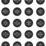 Free Printable Farmhouse Herb And Spice Labels   The Cottage Market With Spices Labels Printable
