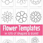 Free Printable Flower Templates For Crafts With Regard To Free Printable Paper Flower Patterns