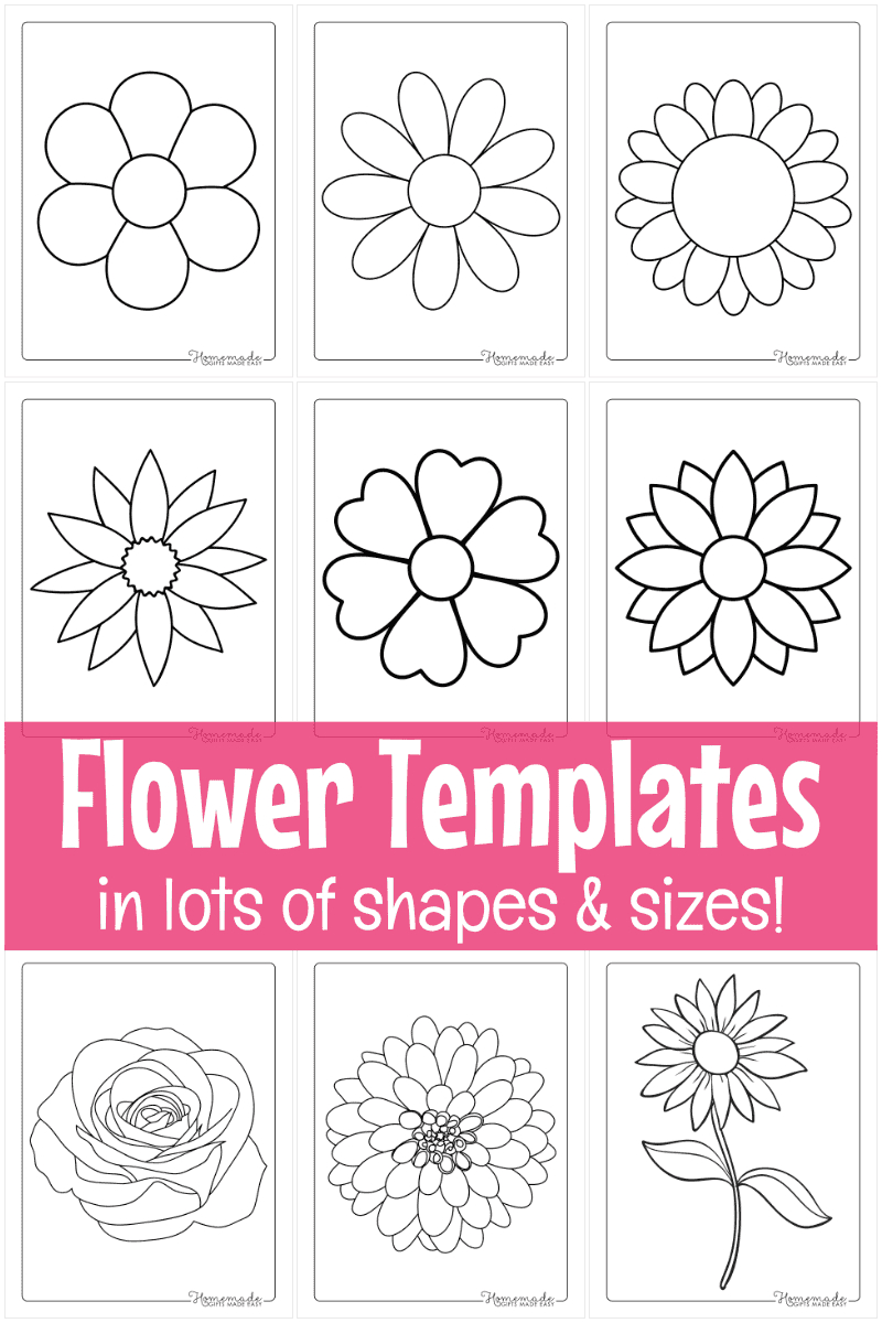 Free Printable Flower Templates For Crafts with regard to Free Printable Paper Flower Patterns