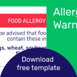 Free Printable Food Allergy Warning Sign | Download Pdf Throughout Free Printable Food Allergy Warning Signs