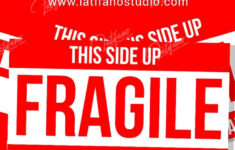 Free Printable Fragile Labels - Fragile Handle With Care Labels with regard to Fragile Label Printable Free