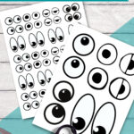 Free Printable Googly Eyes (Tons Of Sizes!) In Free Printable Eyes For Crafts