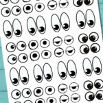Free Printable Googly Eyes (Tons Of Sizes!) With Free Printable Eyes For Crafts