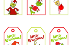 Free Printable Grinch Christmas Gift Tags | Baking You Happier with Free Printable Grinch Labels