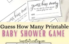 Free Printable Guess How Many Printable Sheet! - Leap Of Faith in Free Printable Guess How Many Printable Sheet