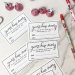 Free Printable Guess How Many Printable Sheet!   Leap Of Faith Throughout Free Printable Guess How Many Printable Sheet