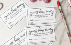 Free Printable Guess How Many Printable Sheet! - Leap Of Faith throughout Free Printable Guess How Many Printable Sheet