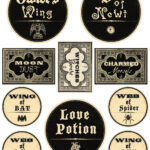 Free Printable Halloween Labels – Potions In Printable Witches Brew Label